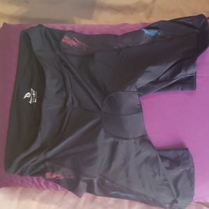 Large Beroy Padded Drawstring Cycling Shorts